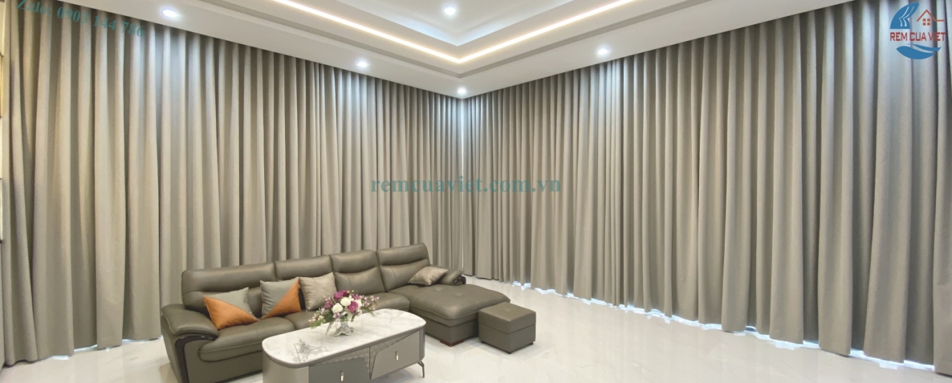 RÈM VẢI PHÒNG KHÁCH ĐẸP
