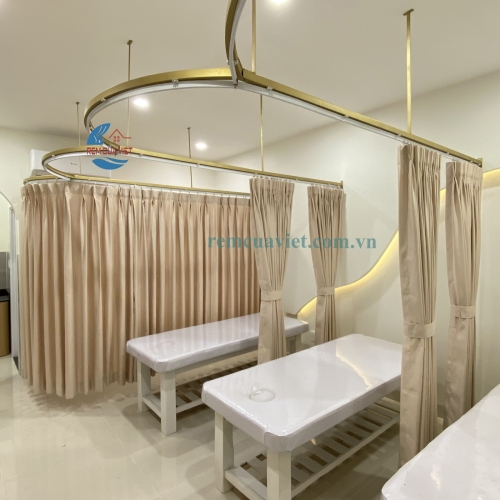 Rèm Spa Khung Vòm Hệ Ray - Thiết Kế Theo Yêu Cầu, Zalo:0903.144.786