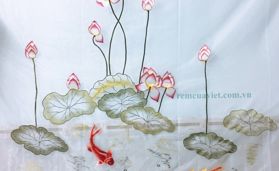 RÈM VOAN THÊU VÀ RÈM CẦU VỒNG TẠI NHÀ CHỊ THUỶ - TP THỦ ĐỨC