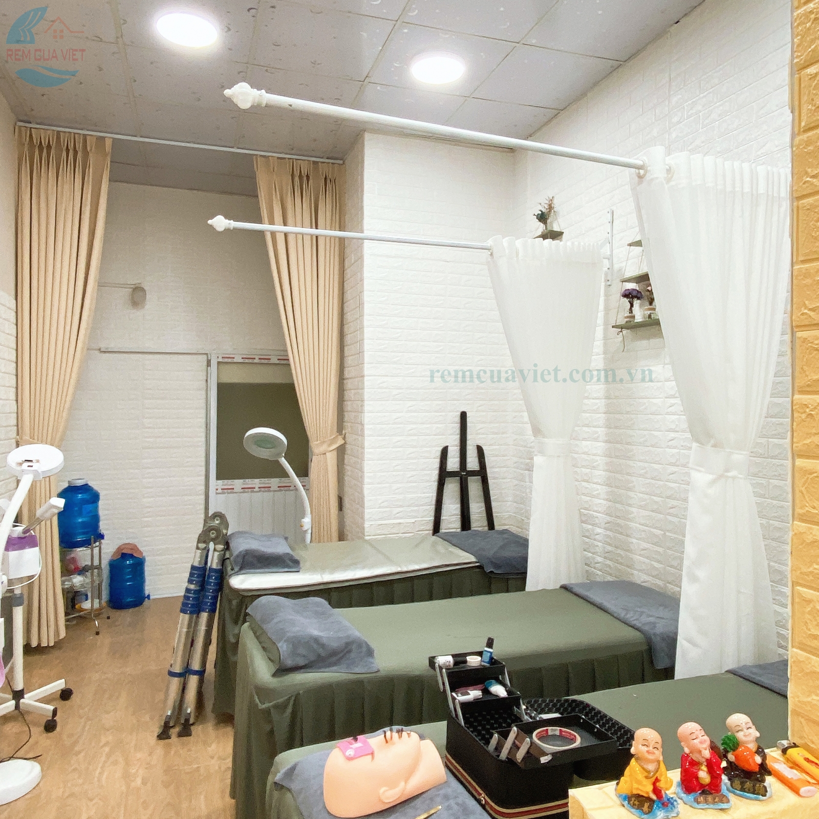 RÈM SPA | Những mẫu rèm spa đẹp nhất với hơn 5000 mẫu voan